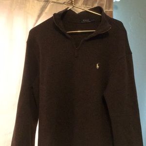 Polo half zip jacket size large